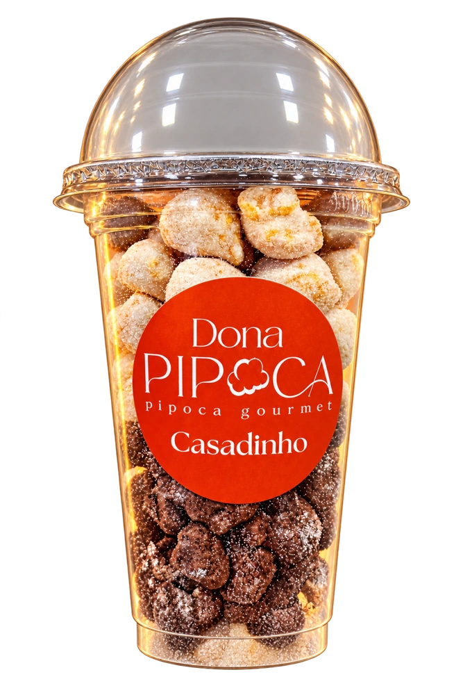 Copo Dona Pipoca de Casadinho